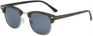 Polarized Faux Wood Sunglasses - PZ-WF13-WD